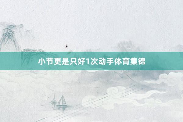 小节更是只好1次动手体育集锦