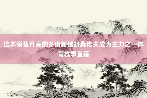 这本领蓝月亮的冬窗新援胡桑诺夫成为主力之一体育赛事直播