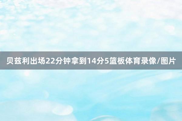 贝兹利出场22分钟拿到14分5篮板体育录像/图片