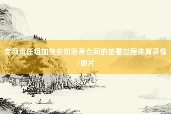 专项责任组加快安切洛蒂合同的签署过程体育录像/图片