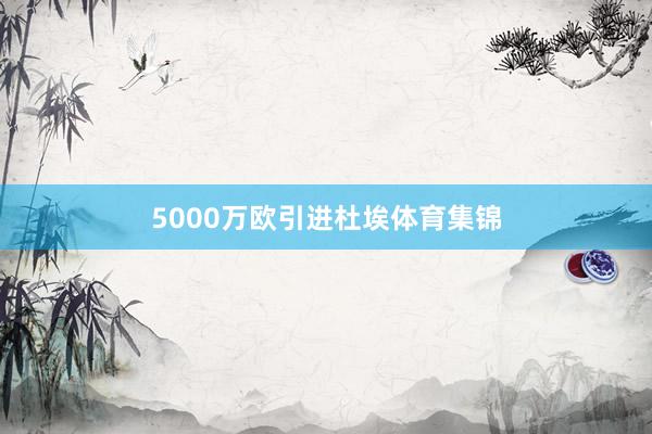 5000万欧引进杜埃体育集锦