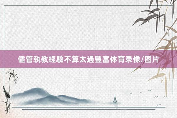 儘管執教經驗不算太過豐富体育录像/图片