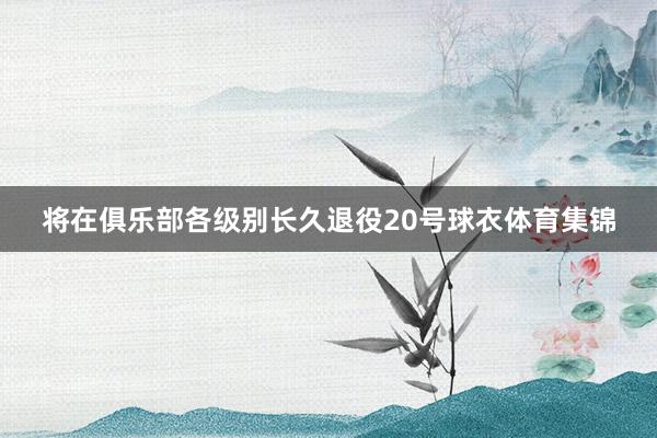 将在俱乐部各级别长久退役20号球衣体育集锦