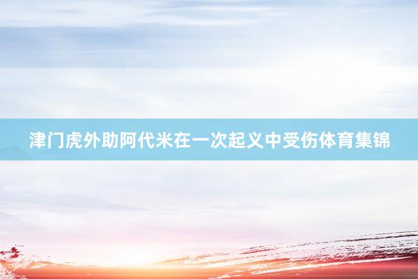 津门虎外助阿代米在一次起义中受伤体育集锦