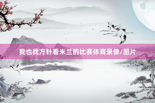 我也找方针看米兰的比赛体育录像/图片