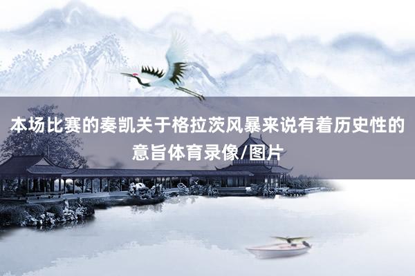 本场比赛的奏凯关于格拉茨风暴来说有着历史性的意旨体育录像/图片