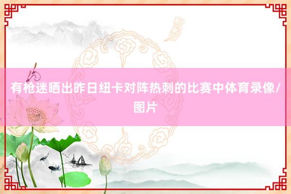有枪迷晒出昨日纽卡对阵热刺的比赛中体育录像/图片