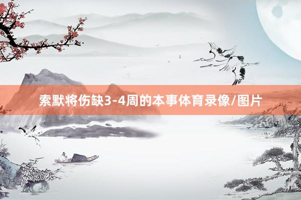 索默将伤缺3-4周的本事体育录像/图片
