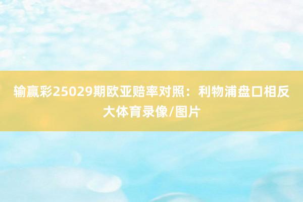输赢彩25029期欧亚赔率对照:利物浦盘口相反大体育录像/图片