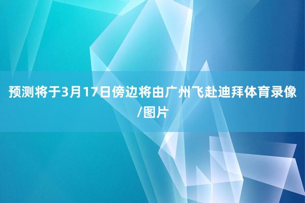 预测将于3月17日傍边将由广州飞赴迪拜体育录像/图片