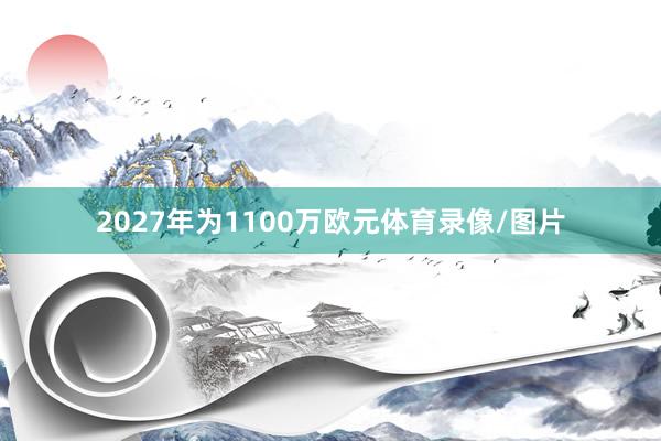 2027年为1100万欧元体育录像/图片
