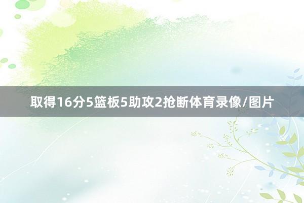 取得16分5篮板5助攻2抢断体育录像/图片
