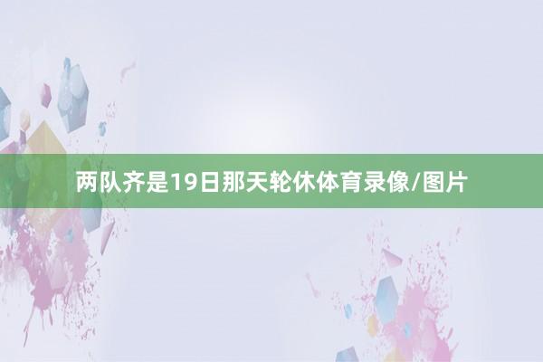 两队齐是19日那天轮休体育录像/图片
