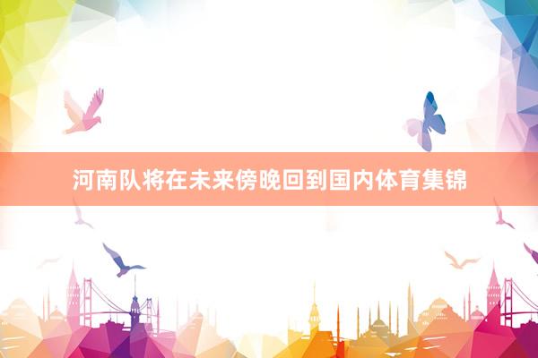 河南队将在未来傍晚回到国内体育集锦