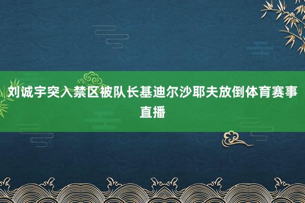 刘诚宇突入禁区被队长基迪尔沙耶夫放倒体育赛事直播