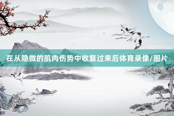 在从隐微的肌肉伤势中收复过来后体育录像/图片