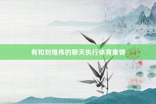 有和刘维伟的聊天执行体育集锦