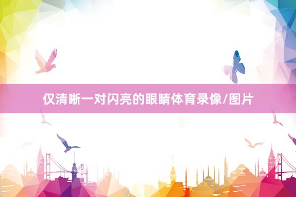 仅清晰一对闪亮的眼睛体育录像/图片
