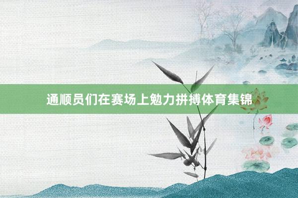 通顺员们在赛场上勉力拼搏体育集锦