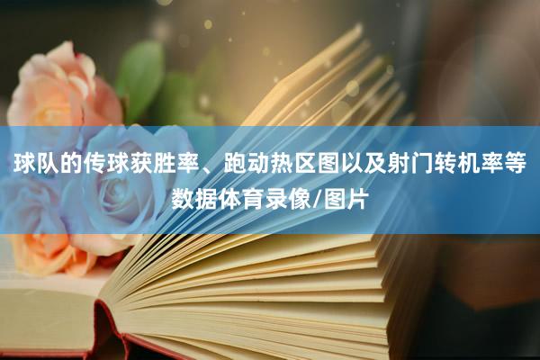 球队的传球获胜率、跑动热区图以及射门转机率等数据体育录像/图片