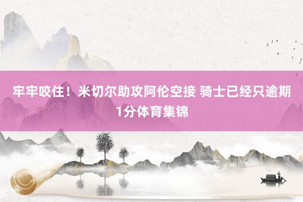 牢牢咬住！米切尔助攻阿伦空接 骑士已经只逾期1分体育集锦